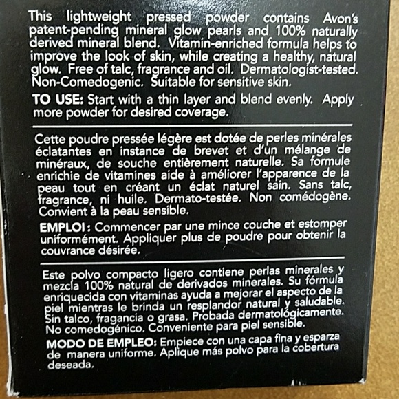 Firm price Avon Smooth Minerals Pressed Foundation-Soft Ivory - Picture 3 of 6